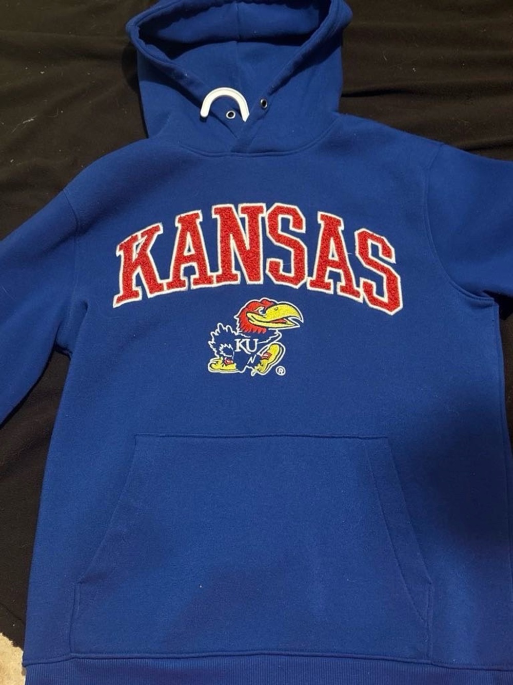 Kansas Jayhawks Blue Hoodie with Logo